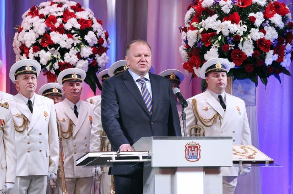 Церемония инаугурации Николая Цуканова. 2015 год.