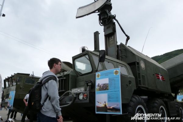 Выставка военной техники. 