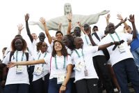 Члены олимпийской сборной беженцев.