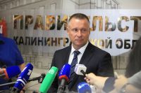Евгений Зиничев на первой пресс-конференции в должности врио губернатора Калининградской области.