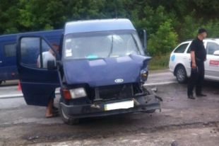 На месте ДТП