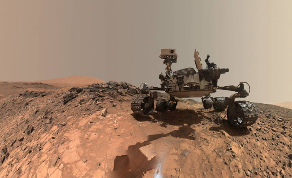 Селфи марсохода Curiosity.