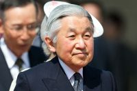 Император Японии Акихито. 2014 год. 