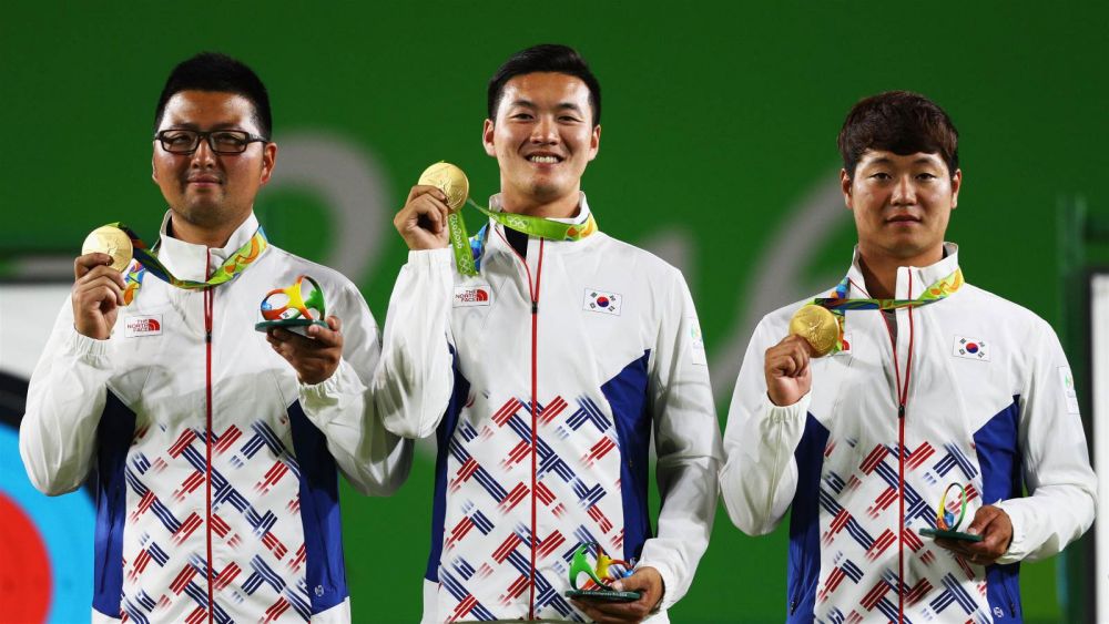 Свою главную награду также забрали лучники из Кореи: Woojin Kim, Bonchan Ku и Seungyun Lee