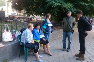 Возле АП