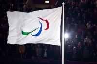 Флаг Паралимпийских игр.