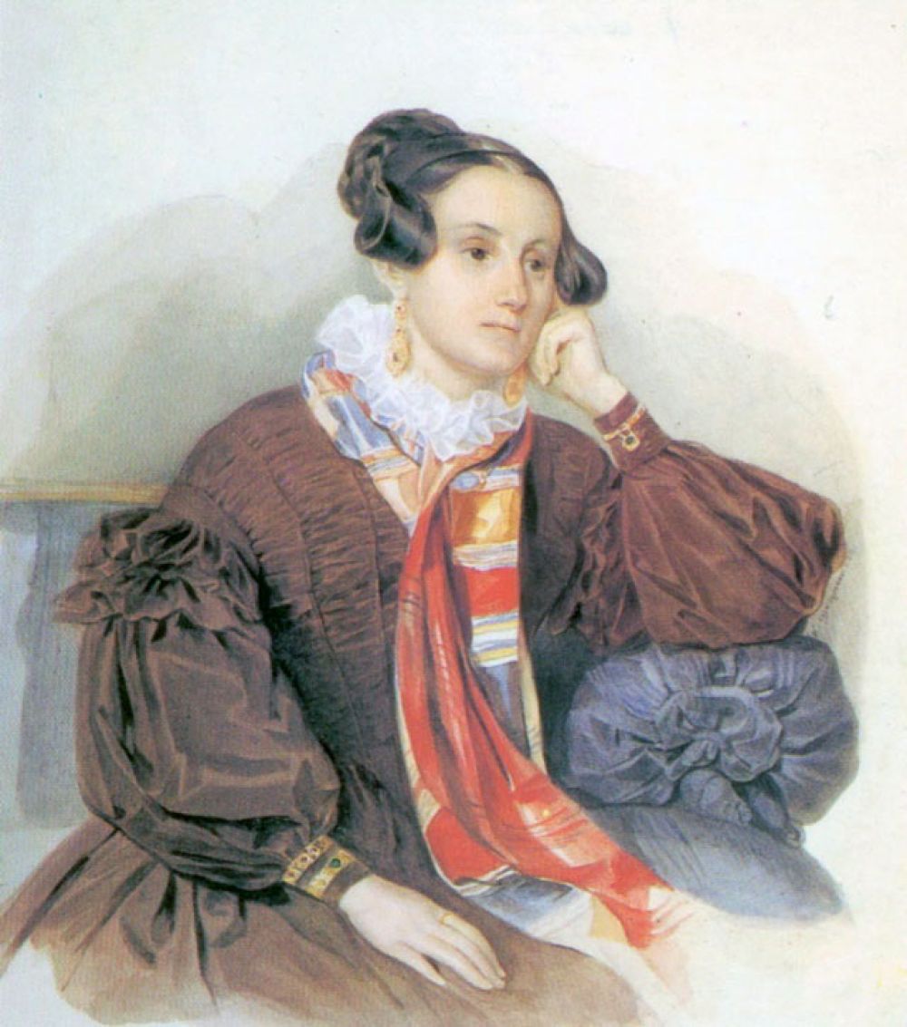 Екатерина Николаевна Раевская (Орлова) — старшая дочь генерала Николая Раевского. Обычно вспоминают об отношениях Пушкина и младшей из сестер, Однако же и Екатерина Николаевна занимала место в мыслях поэта. Чаще всего с её именем связывают отрывок «Красавица перед зеркалом».