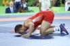 Российский спортсмен Роман Власов выиграл золото в греко-римской борьбе в поединке против датчанина Марка Мадсена.