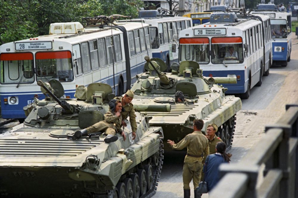 Ввод войск в Москву 19 августа 1991 года.