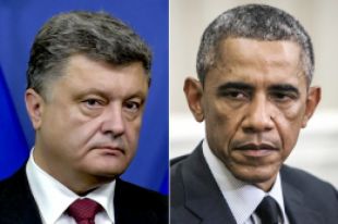 Петр Порошенко и Барак Обама