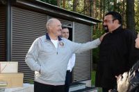 Александр Лукашенко и Стивен Сигал