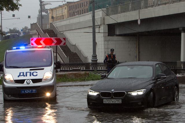 Наводнение в Москве.
