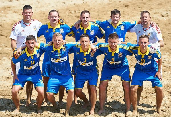 Состав сборной Украины по пляжному футболу выглядел именно вот так