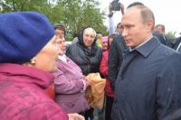 Путин во время предыдущего визита в Хакасию