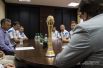 Министр внимательно слушал о результатах и планах украинцев