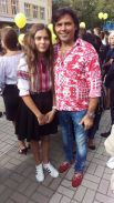А это младшая дочь Ольги Сумской и Виталия Борисюка переходит в 9 класс