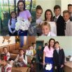 Лилия Подкопаева отвела дочь и сына на праздник первого звонка
