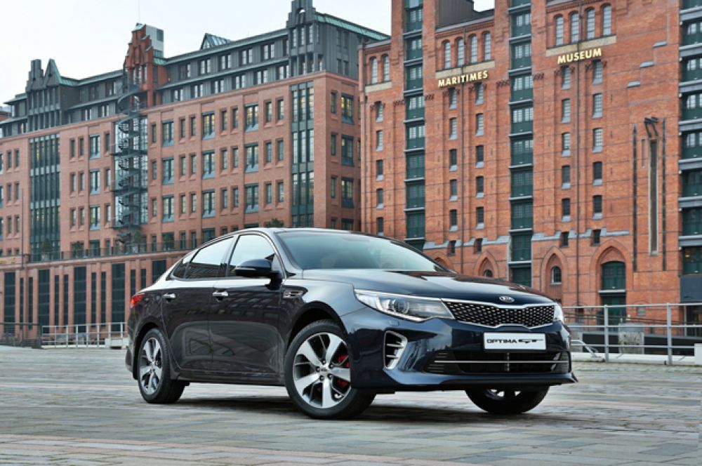 Kia Optima, от 1 099 900 рублей.
