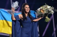 Джамала (Украина), победившая в финале международного конкурса Евровидение-2016.