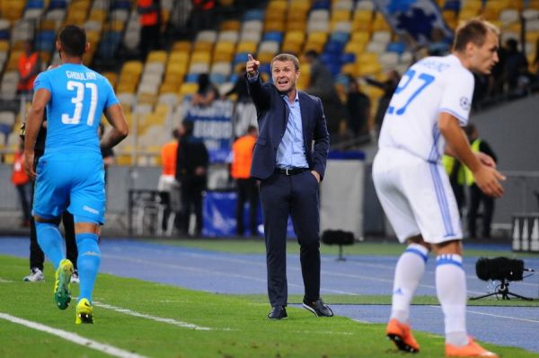 Ребров постоянно реагировал на ошибки Динамо в защите