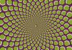 Иллюзия движения: если не фокусировать глаза на рисунке будет казаться, что спираль крутится.