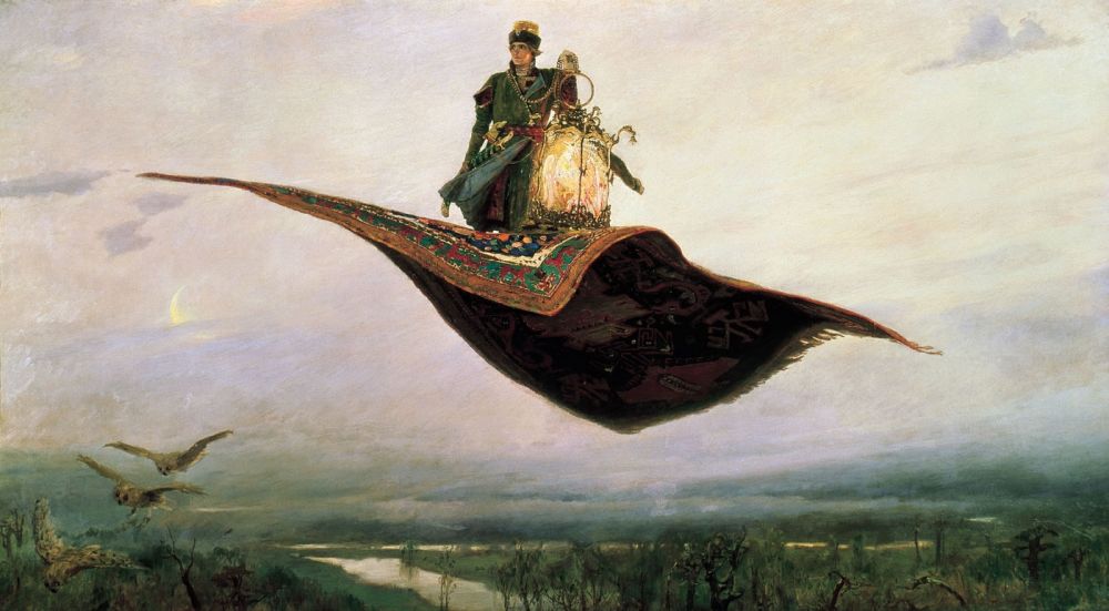 «Ковёр-самолёт» Виктора Васенцова, фото оригинала.