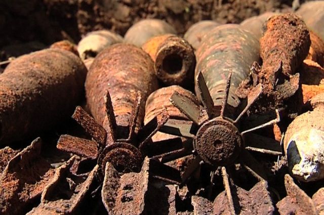 Красноярцы находят боеприпасы времен Великой Отечественной войны