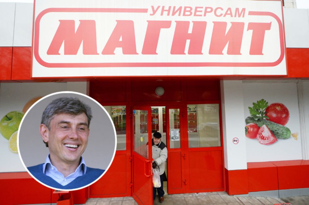 3 место: Компания розничной торговли «Магнит». Гендиректор: Сергей Галицкий. Выручка: 950,6 млрд руб.