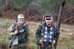 Задержанный нарушитель