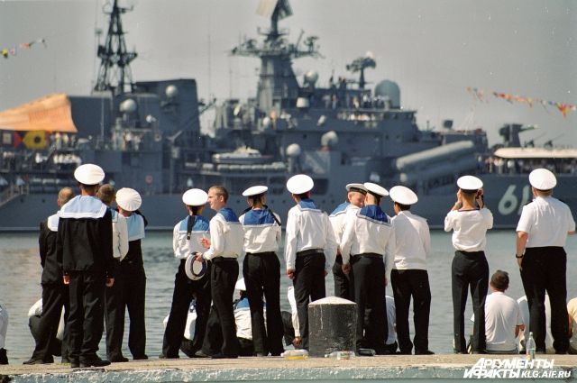 Главком ВМФ проверил боеготовность Балтийского флота.