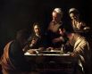 В 1606 году Караваджо был обвинен в убийстве и объявлен «вне закона», из-за чего был вынужден скрываться. Художник продолжил писать, однако его стиль стал мрачным. «Ужин в Эммаусе» (1606). 