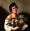 В Риме художник знакомится с Марио Миннити, который стал его учеником и моделью ряда картин, первой из которых является «Юноша с корзиной фруктов» (1593—1594).