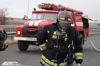 В Калининграде из горящего дома спасли 12 человек, один погиб.