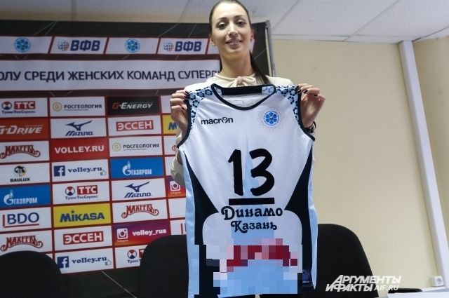 Евгения Старцева - новичок волейбольного клуба 