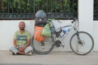 Алексей Мыльников на велосипеде проехал 31 тысячу километров.