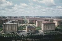 Район Юго-Западный в Москве. 1966 год.