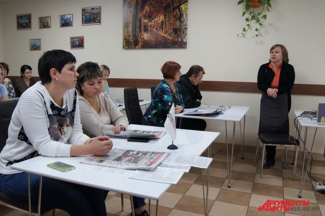 Людмила Перминова рассказала сотрудникам «Калининградтеплосети» о здоровом питании.