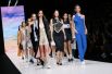 Модели демонстрируют одежду из новой коллекции Dasha Gauser в рамках Mercedes-Benz Fashion Week Russia.