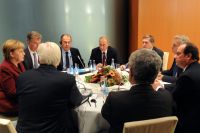 Встреча лидеров стран «нормандской четверки» в Берлине.
