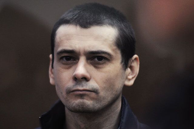 Сергей Помазун, обвиняемый в убийстве шести человек, на заседании Белгородского областного суда.