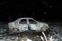 В Первомайском районе в сгоревшем автомобиле обнаружен труп. 