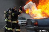 Причиной возгорания трех автомобилей в Калининграде стало замыкание проводки.