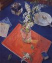 «Черемуха в стакане». Одна из наиболее известных работ советского живописца К. С. Петрова-Водкина, выполненных в жанре натюрморта и относящихся к периоду 1930-х годов.
