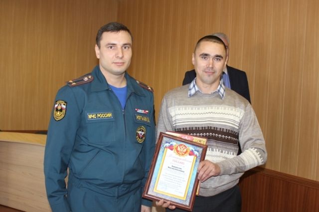 Максим Подкорытов получил благодарственное письмо от руководства регионального МЧС.
