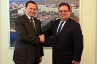 Эдхам Акбулатов встретился с послом республики Кипр в России.