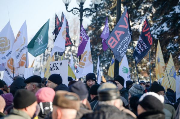 Митинги начались утром 15 ноября.