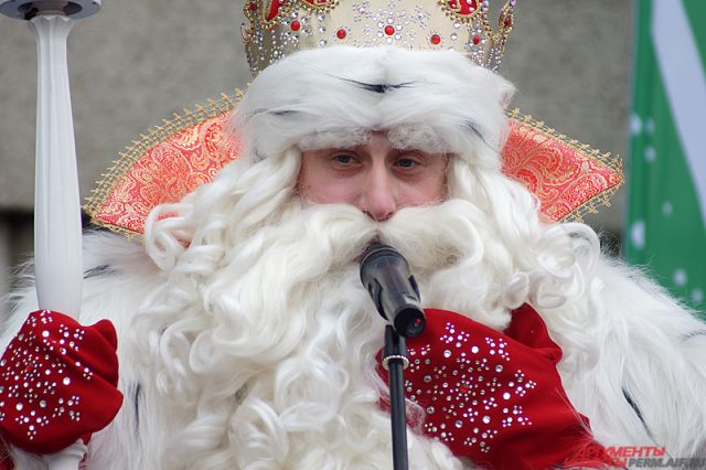 Всероссийский Дед Мороз приехал в Пермь.