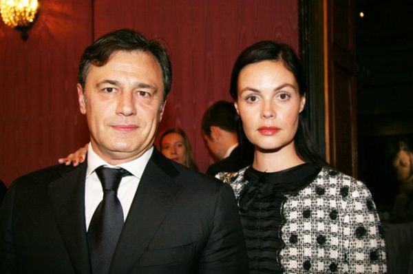 2008 год. С супругом, бизнесменом Душан Перовичем. 