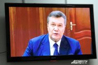 Виктор Янукович говорил с украинским судом по видеосвязи.
