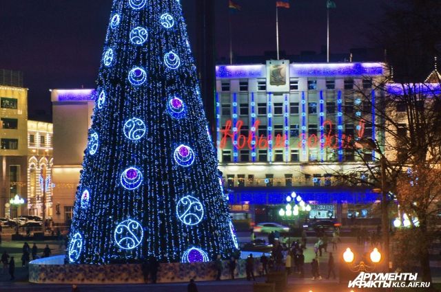 Калининград украсят по-новогоднему к 10 декабря.